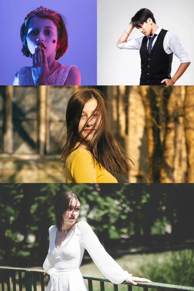 Zusammenstellung von Hochzeitsfotografie Portraits und Bewerbungsbilder in Tübingen